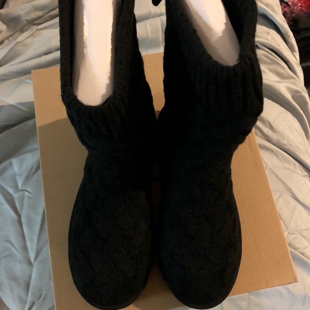 Black UGG boots